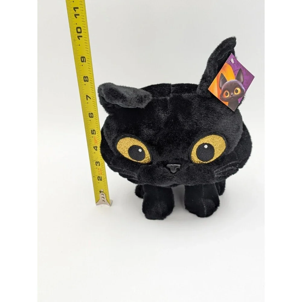 Hug & Luv Edgar Allan the Cat Plush Black Cat Stuffed Animal Far East Brokers
